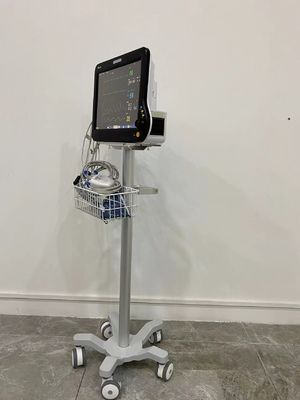 Neonate 3 Inch Silent Wheels Medical Monitor Trolley Aviation Aluminum Matieral