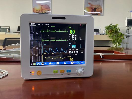 Portable 8.4 Inch Multi Parameter Patient Monitor High Accuracy For EtCO2 ECG SPO2 NIBP Temp