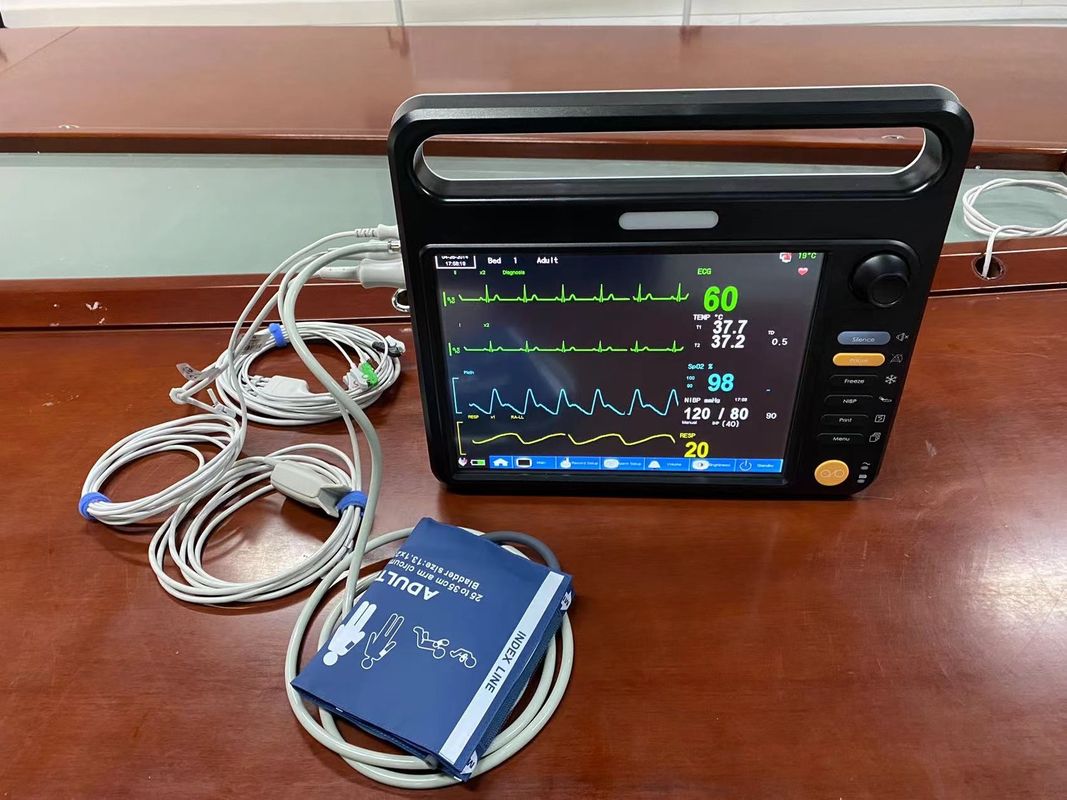 12.1 Inch Digital Vital Signs Monitor Machine Multi Parameter For