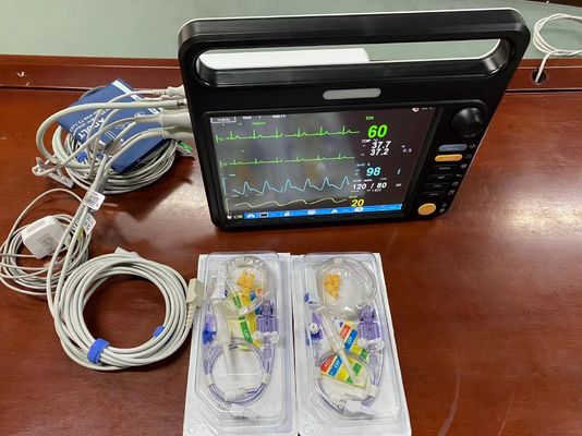 EtCO2 Medical Cardiac Patient Monitor , Vital Monitoring Equipment Multi Lead