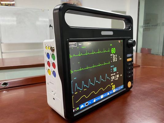 Multi Parameter Cardiac Patient Monitor Machine Multilingual With EtCO2