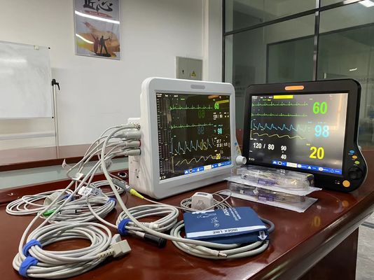 Modular ICU Cardiac Monitor Multilingual With ECG NIBP SPO2 Standard
