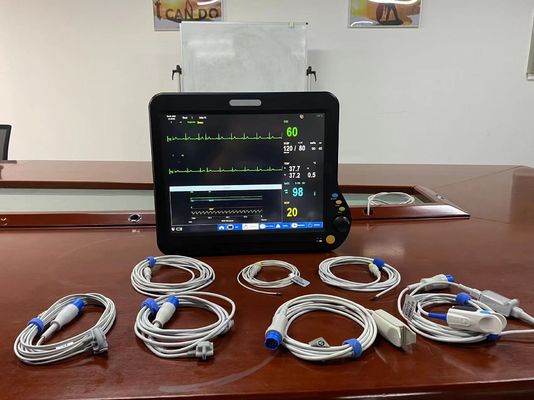 15&quot; Neonatal Cardiac Monitor , Portable Multipara Monitor With Etco2