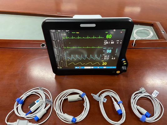 Hospital Emergency Patient Monitor Machine With ECG NIBP SPO2