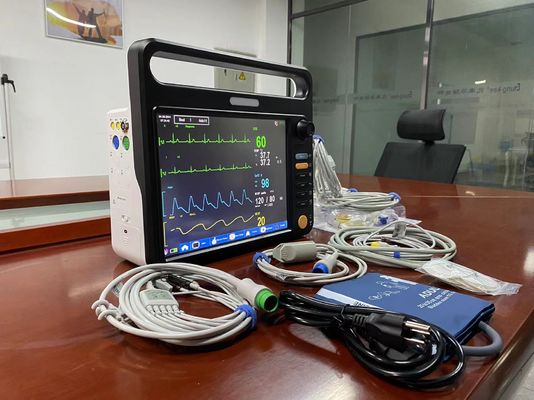 Multi Parameter Vital Signs Monitoring Equipment With 12.1&quot; Screen OEM
