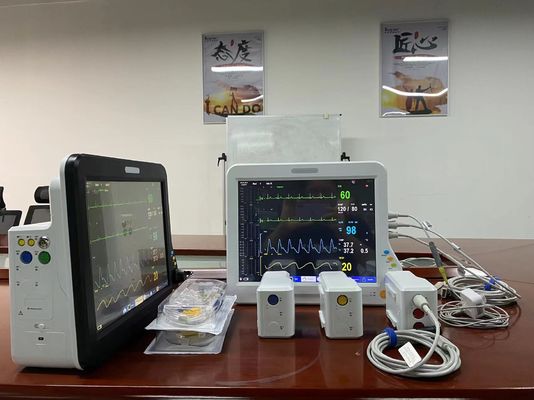 ICU Cardiac Modular Patient Monitor Portable Multi Parameter Multilingual