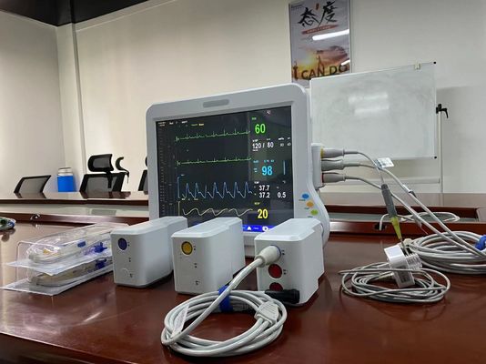 Cardiac Monitoring Medical Monitoring Devices Modular With ECG SPO2 2Temp