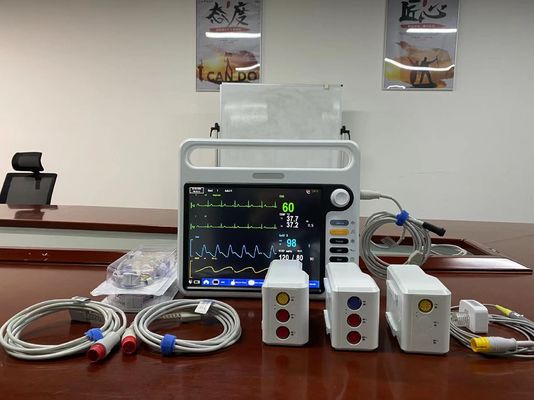 Modular Hospital Patient Monitoring Equipment Multilingual With ECG NIBP SPO2