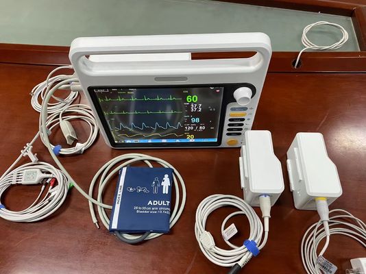 Modular Hospital Patient Monitoring Equipment Multilingual With ECG NIBP SPO2