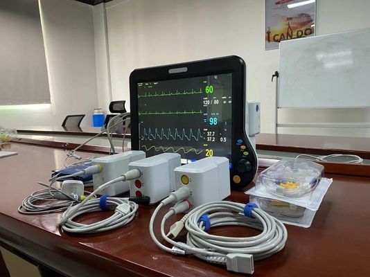 15&quot; Multi Parameter Modular Patient Monitor Anti ESU Anti Defibrillator