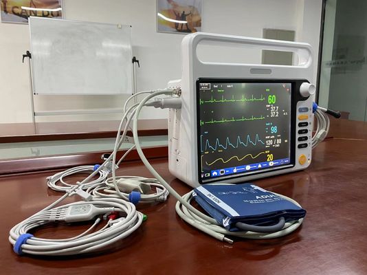 Modular Neonate ICU Cardiac Monitor Mainstream EtCO2 Sensor Portable Patient Monitor