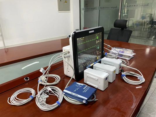 Modular Neonate ICU Cardiac Monitor Mainstream EtCO2 Sensor Portable Patient Monitor