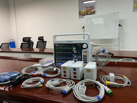 Hospital Electronic Vital Sign Monitors 12.1 Inch For ICU Cardiac Monitoring