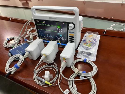 Modular Hospital Patient Monitoring Equipment Multilingual With ECG NIBP SPO2