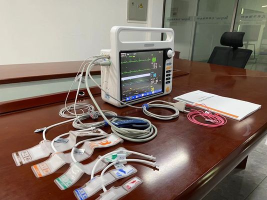 ECG SPO2 NIBP 2Temp Neonate Patient Monitor With Multi Language 12.1 Inch Screen