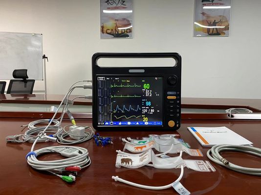 OEM Veterinary Multiparameter Monitor 12.1 inch TFT LCD Screen for pet operation