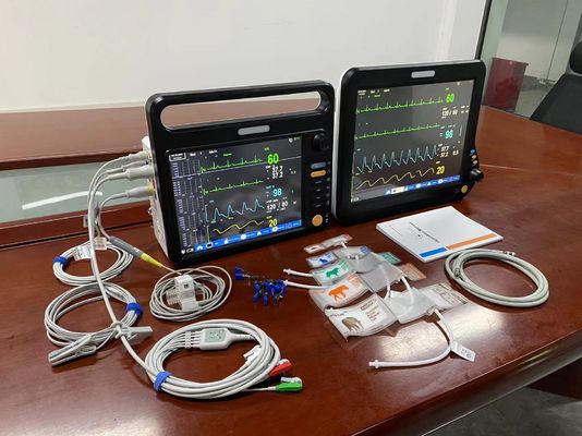 Portable Veterinary Surgical Monitors , 12.1 Inch Veterinary Vital Signs Monitor