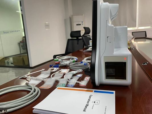 Medical Veterinary Multiparameter Monitor With 2Temp SPO2 ECG