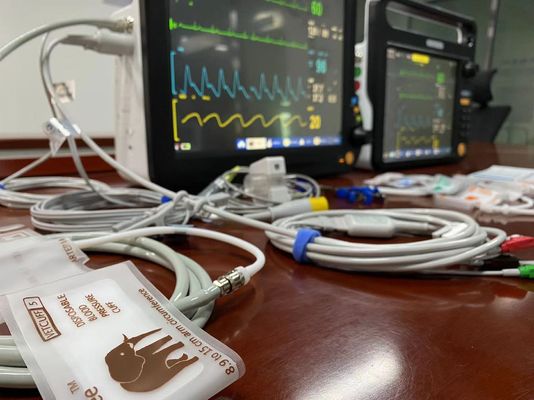 2Temp Resp Veterinary Multiparameter Monitor Multi Language For Surgical Diagnostic
