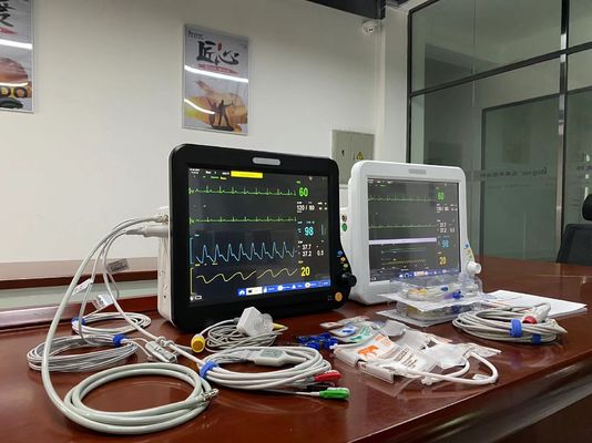 Animal Veterinary Patient Monitor For Monitoring Recording Alarming