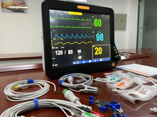 15 Inch Veterinary Multiparameter Monitor For Animals Pet Operation