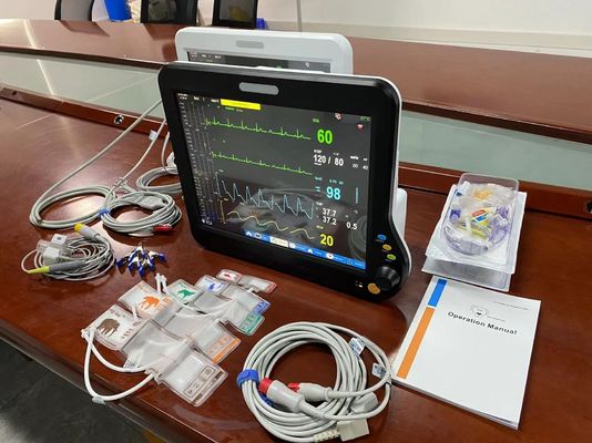 15 Inch Veterinary Multiparameter Monitor For Animals Pet Operation