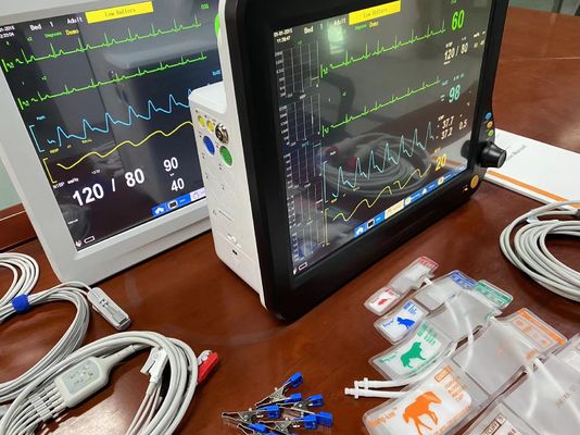 Animal Veterinary Patient Monitor For Monitoring Recording Alarming