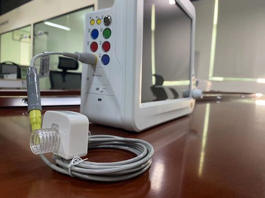 White Pediatric Mainstream Etco2 Sensor For ICU Cardiac Monitor