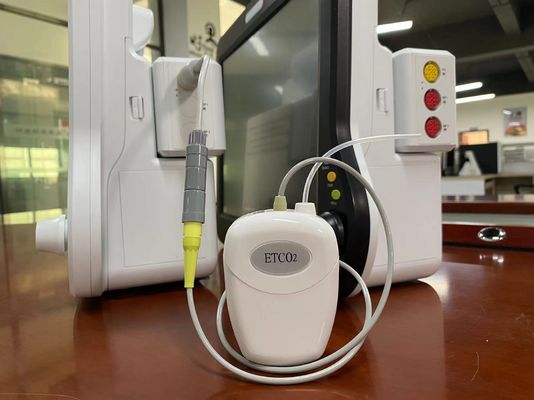 White Sidestream Etco2 Sensor Plug Play For Neonate Veterinary Pet