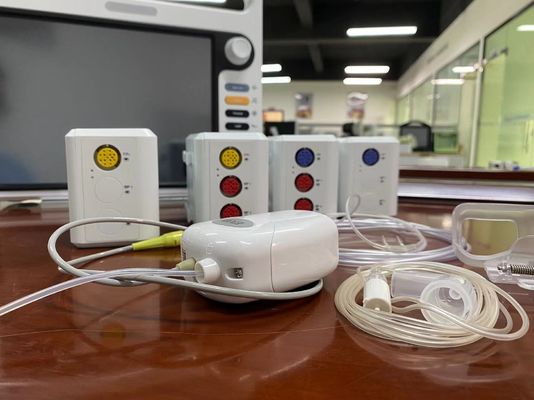 White Sidestream Etco2 Sensor Plug Play For Neonate Veterinary Pet
