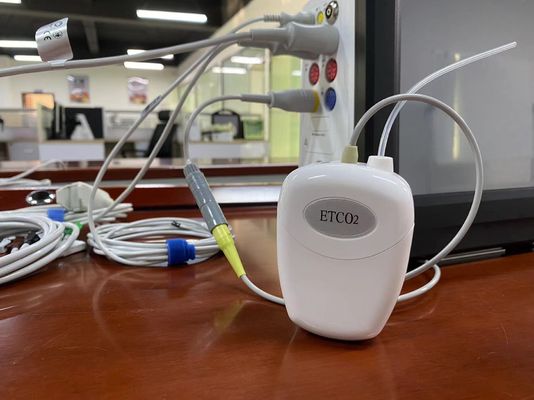 CO2 Sidestream Capnography Monitor Plug Play Plastic Material