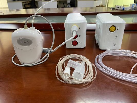 CO2 Sidestream Capnography Monitor Plug Play Plastic Material