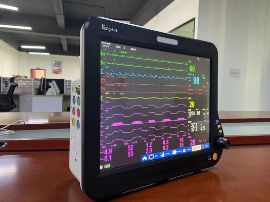15 Inch TFT LCD Screen ICU Cardiac Monitor , SPO2 Multi Parameter Patient Monitor