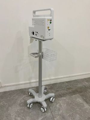 Veterinary Aviation Aluminum Matieral Patient Monitor Trolley With 3 Inch Silent Wheels