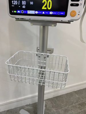 Veterinary Aviation Aluminum Matieral Patient Monitor Trolley With 3 Inch Silent Wheels