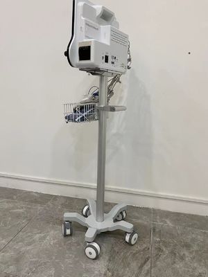 800-1020mm Cardiac Patient Monitor Trolley with 3 Inch Silent Wheels
