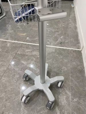 ICU Aviation Aluminum Matieral Patient Monitor Trolley With 3 Inch Silent Wheels