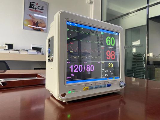 12&quot; TFT LCD Heartbeat Monitor Machine Off White Color SKD OEM Accepted