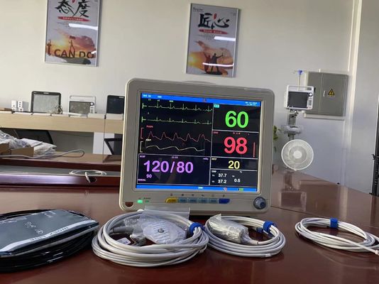 Portable Medical Monitoring Devices With 12.1 Inch TFT LCD Screen Vital Signs Monitors