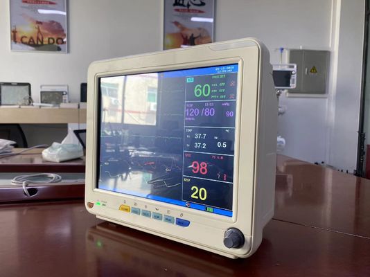 Portable Multi Parameter Patient Monitor With ECG SPO2 NIBP And Temp Measurement