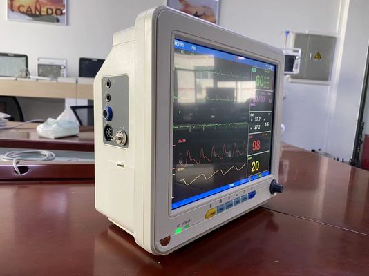 12.1 Inch TFT LCD Screen Portable Cardiac Patient Monitor ECG SPO2 NIBP Vital Signs Monitors