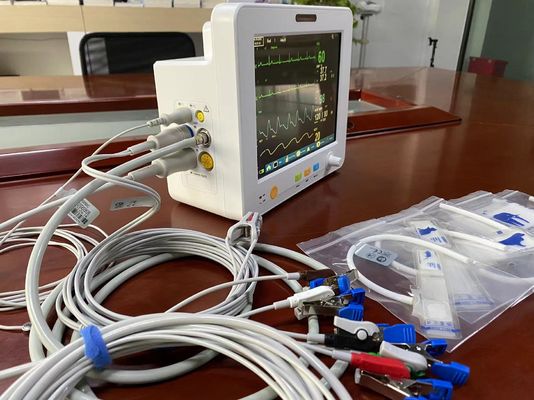 8.4 Inch TFT LCD Veterinary Multi Parameter Monitor With EtCO2 ECG SPO2 NIBP Temp