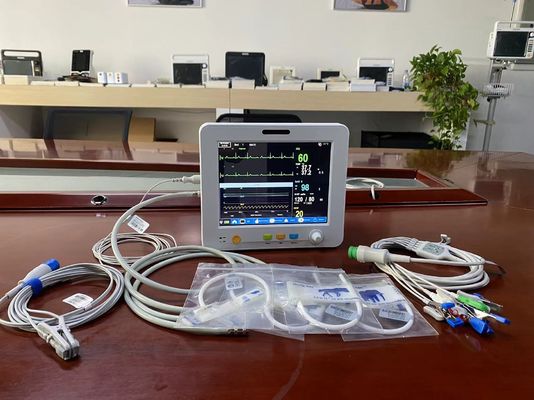 Portable Veterinary Vital Signs Monitor With EtCO2 ECG SPO2 NIBP And Temp Measurement
