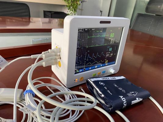 8.4 Inch TFT LCD Screen Portable Patient Monitor For SPO2 NIBP Temp ECG EtCO2