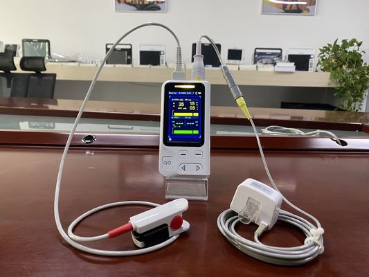Veterinary Handheld Vital Signs Monitor 3.5 Inch TFT LCD Screen With EtCO2 And SPO2