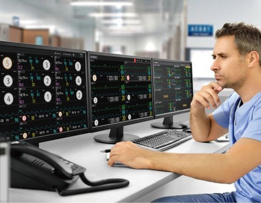 Center Monitoring System for Portable Multi-parameter Patient Monitor, cardiac monitor