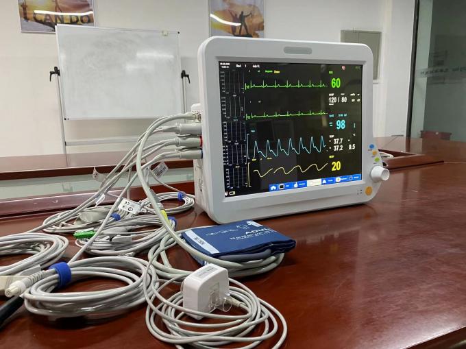 Medical ICU Multi Parameter Patient Monitor 15 Inch With Touch Screen
